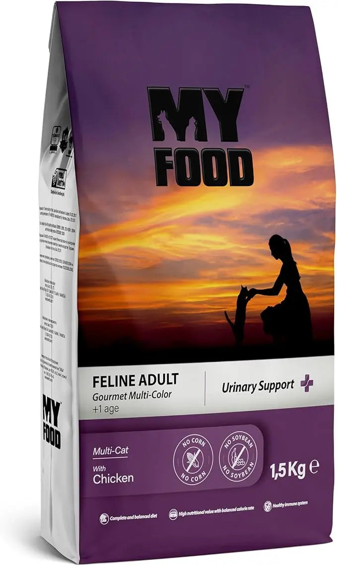 MYFOOD ADULT CAT DRY FOOD URINARY SUPPORT 1.5KG MYFOOD