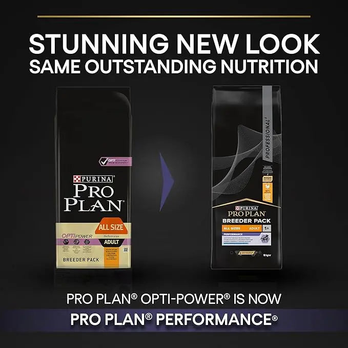 PURINA PRO PLAN PERFORMANCE ADULT ALL SIZES CHICKEN 18KG Purina Pro Plan