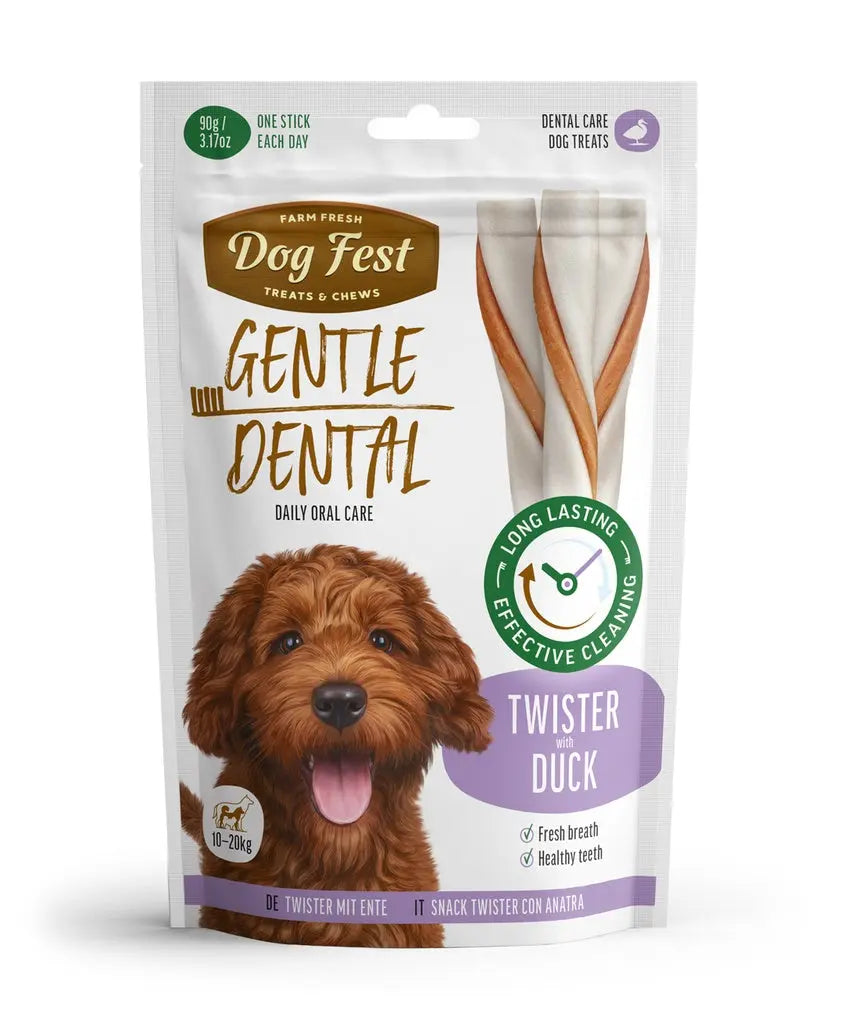 Dog Fest Dental Treats For Adult Dogs (10-20 kg) Twister Dog Fest