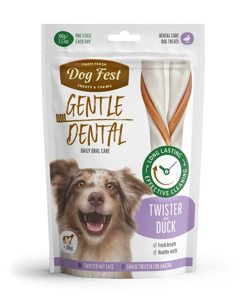 DOG FEST DENTAL TREATS FOR ADULT DOGS TWISTER 100G Dog Fest