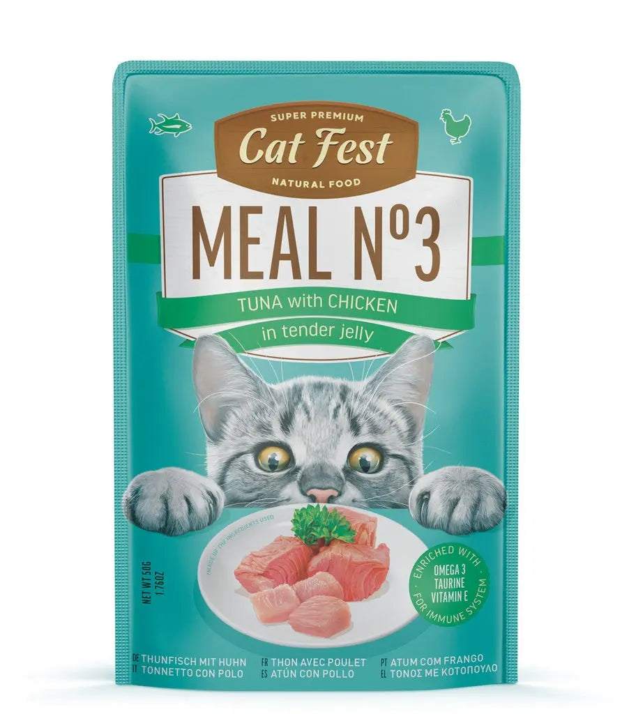 CAT FEST MEAL CAT FOOD IN JELLY 50G CAT FEST