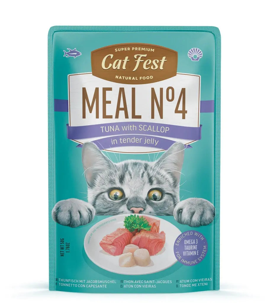 CAT FEST MEAL CAT FOOD IN JELLY 50G CAT FEST