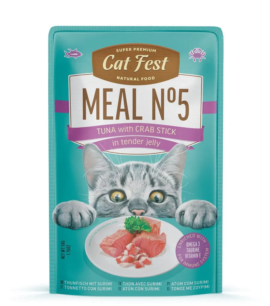 CAT FEST MEAL CAT FOOD IN JELLY 50G CAT FEST