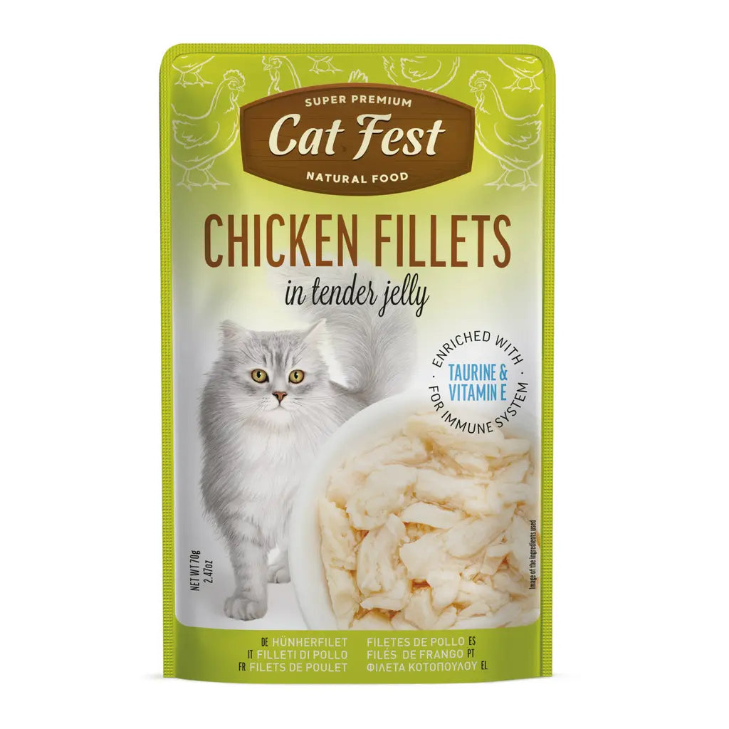 CAT FEST CHICKEN IN TENDER JELLY 70G CAT FEST