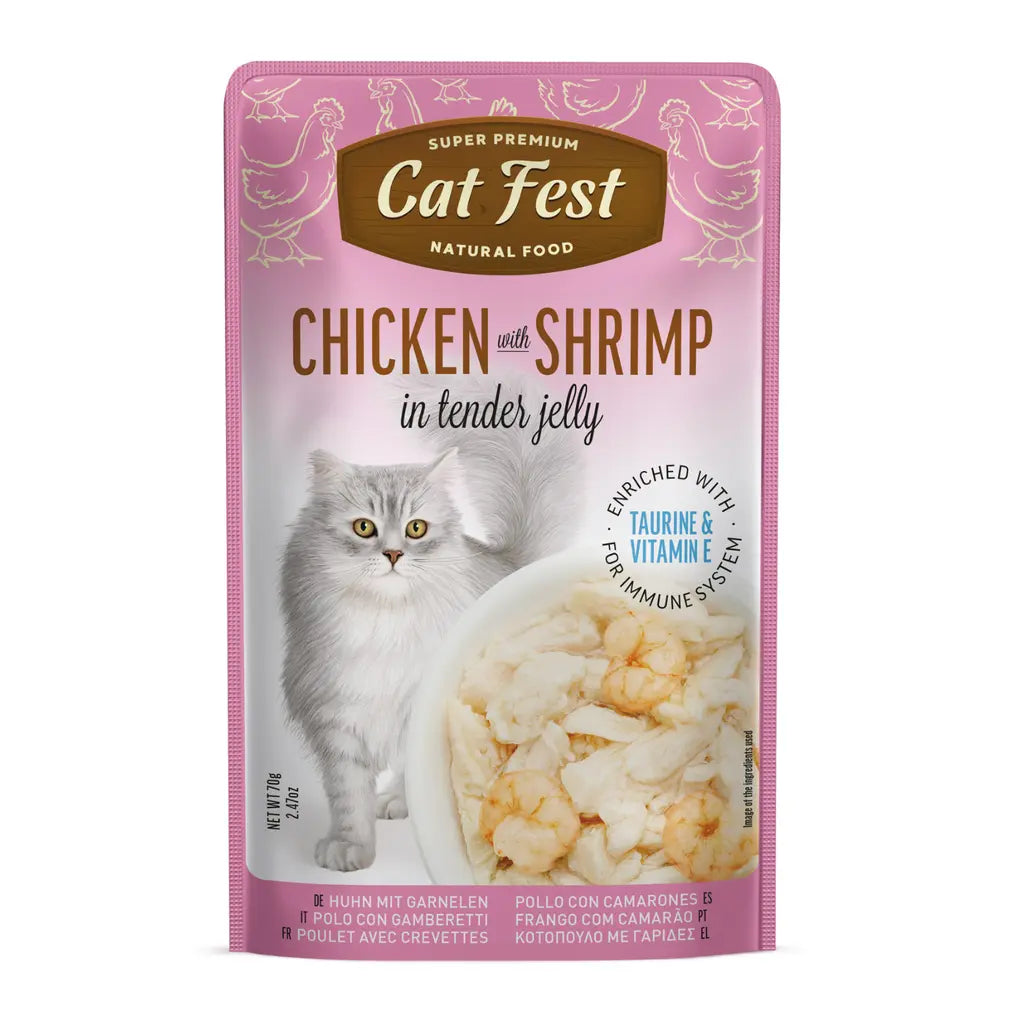 CAT FEST CHICKEN IN TENDER JELLY 70G CAT FEST