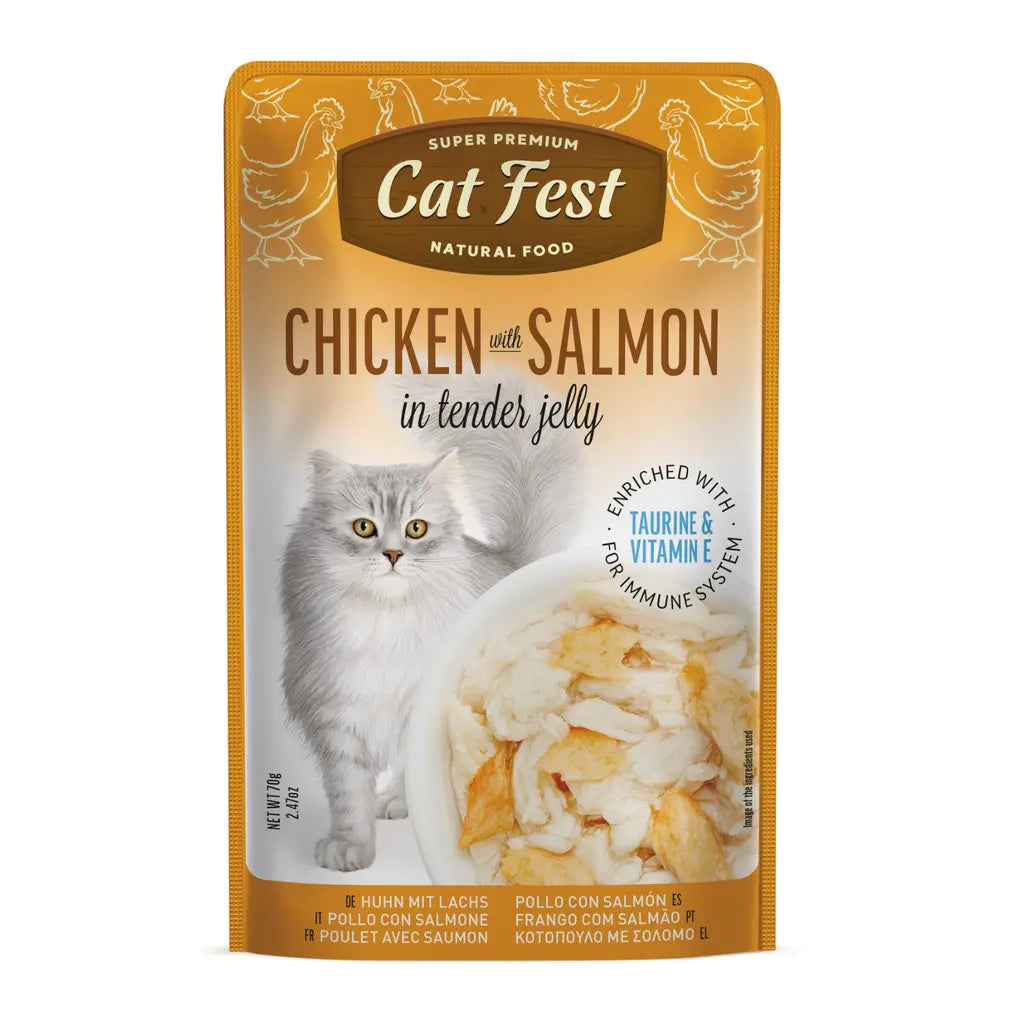 CAT FEST CHICKEN IN TENDER JELLY 70G CAT FEST
