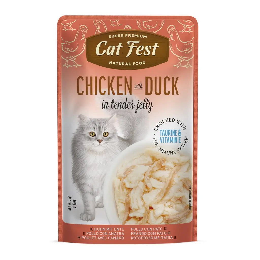 CAT FEST CHICKEN IN TENDER JELLY 70G CAT FEST