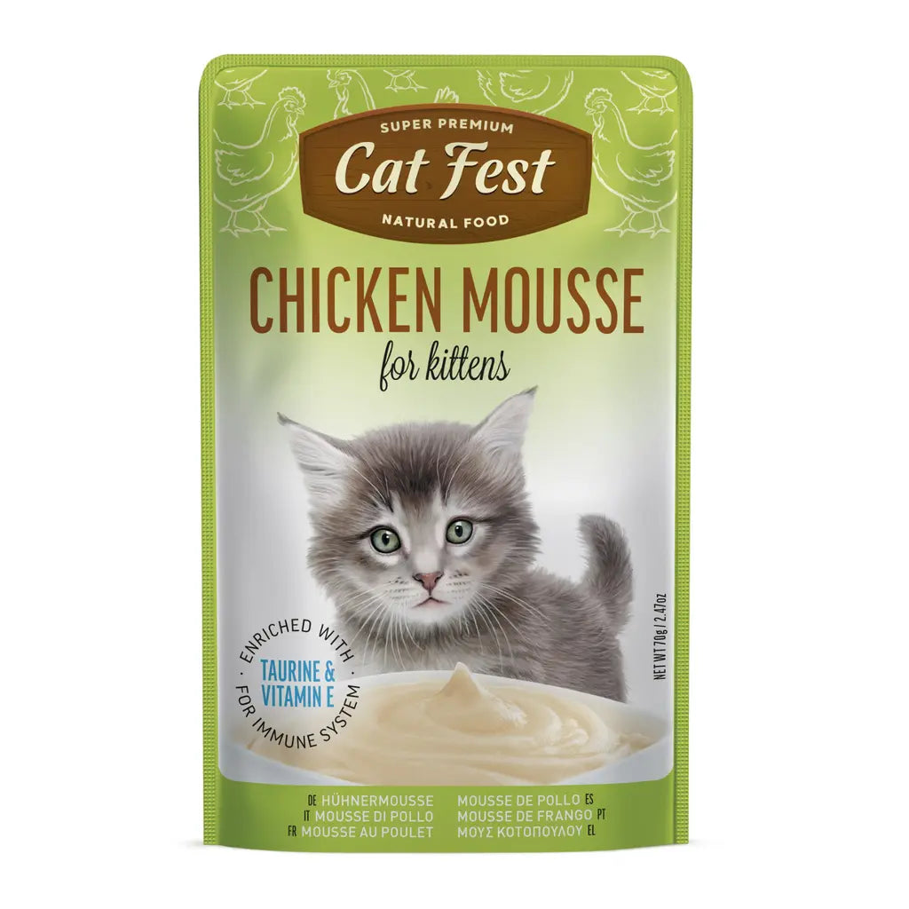 CAT FEST MOUSSE FOR KITTENS 70G CAT FEST