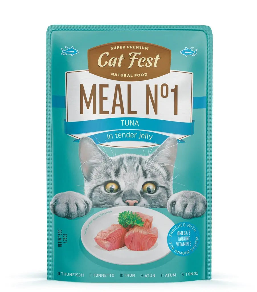 CAT FEST MEAL CAT FOOD IN JELLY 50G CAT FEST