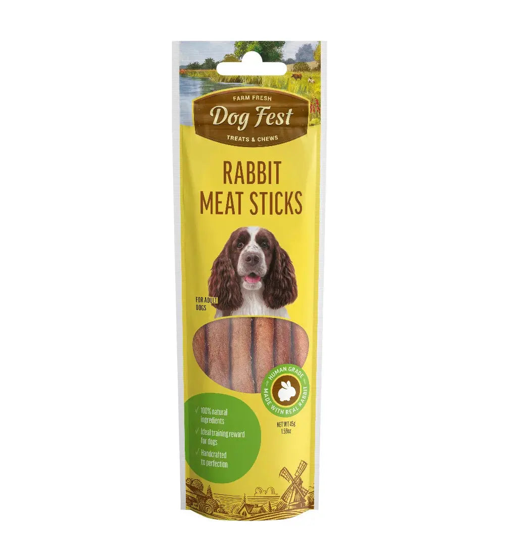 DOG FEST MEAT STICKS FOR ADULT DOGS 45G Dog Fest