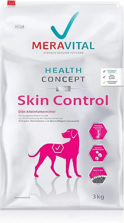 MERAVITAL DRY FOOD FOR DOG (SKIN CONTROL) 3KG MERA