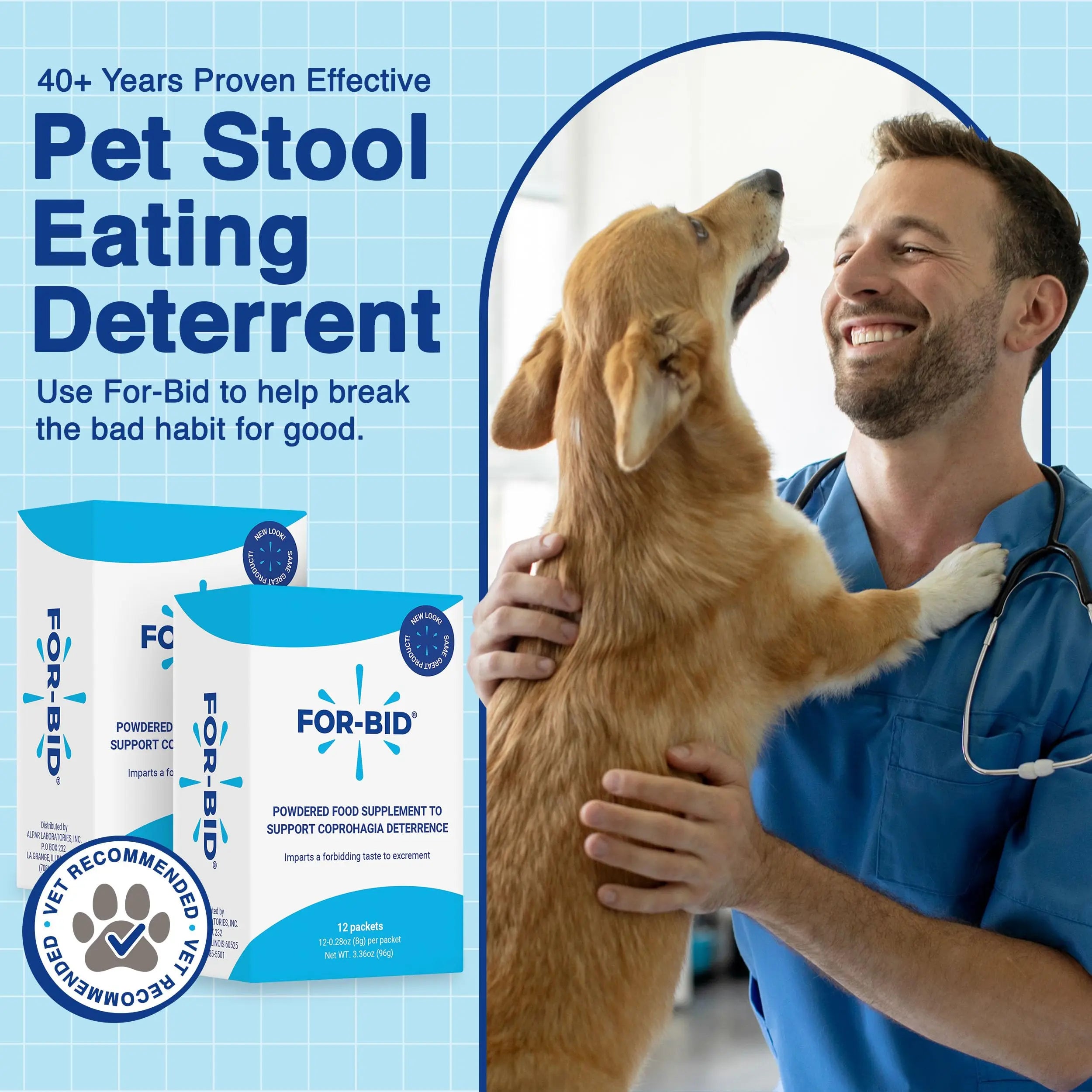 FOR-BID STOOL EATING DETERRENT FOR DOGS AND CATS ALPAR