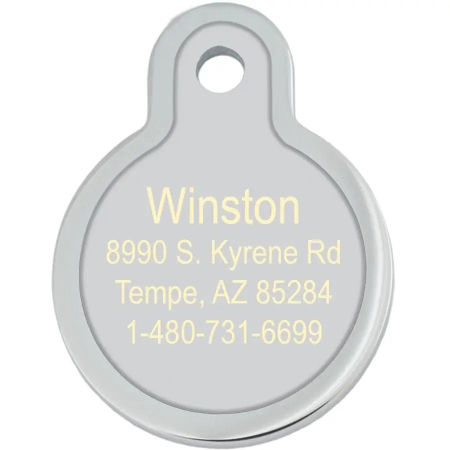 ID TAG CIRCLE SMALL RAISED EDGE I'M LOVED The Hillman