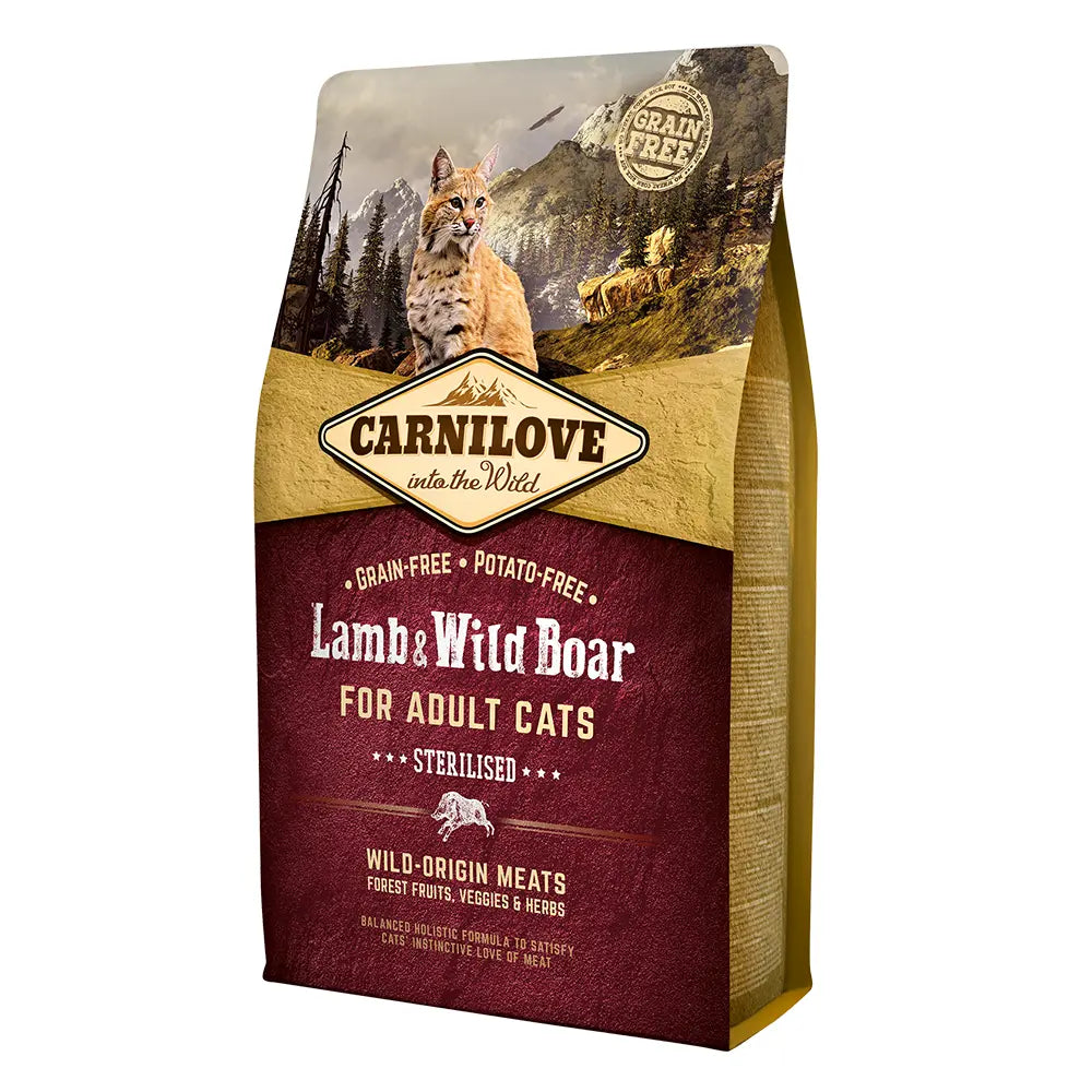 CARNILOVE LAMB & WILD BOAR FOR ADULT CATS Carnilove