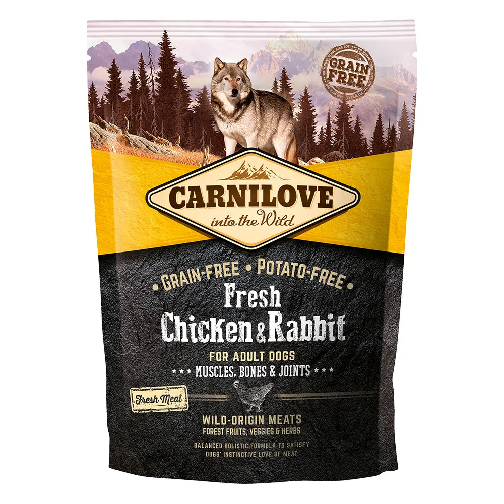 CARNILOVE FRESH CHICKEN & RABBIT FOR ADULT DOGS Carnilove