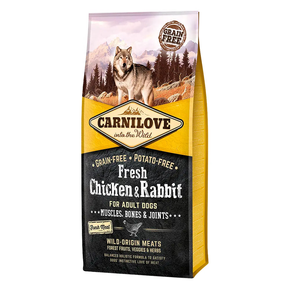 CARNILOVE FRESH CHICKEN & RABBIT FOR ADULT DOGS Carnilove
