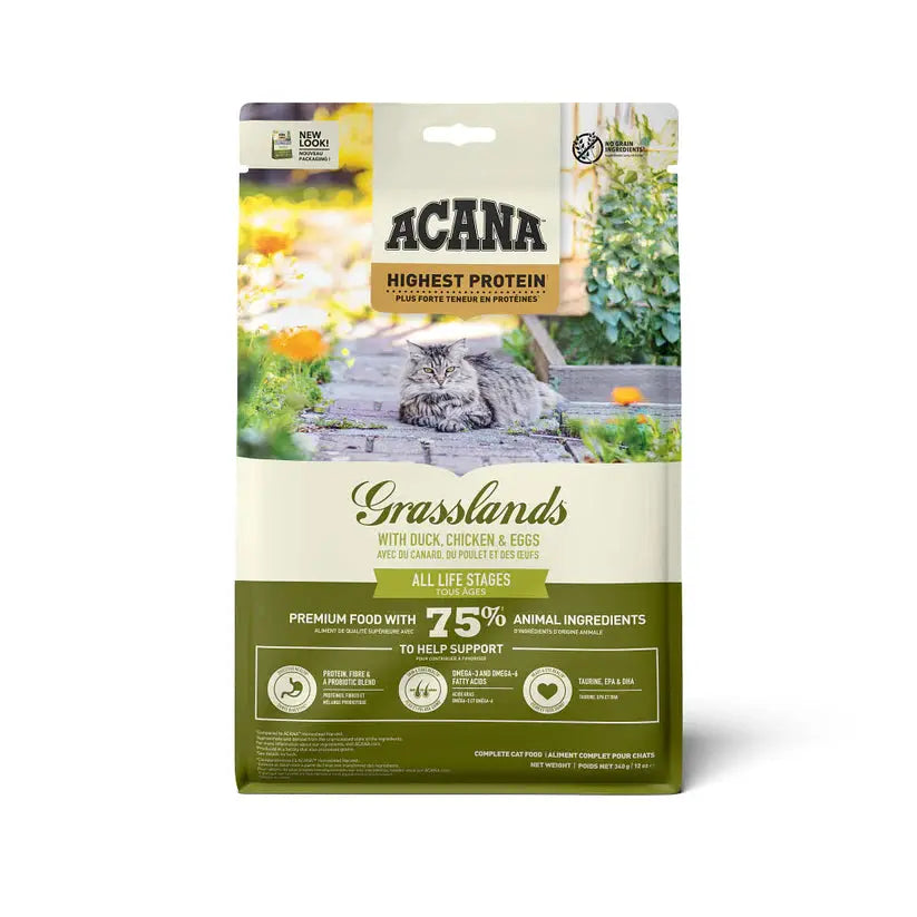 ACANA HIGHEST PROTEIN GRASSLAND DRY CAT FOOD ACANA