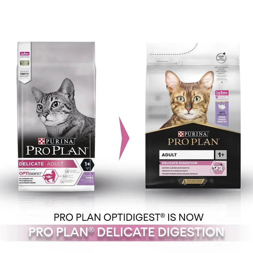 PURINA® PRO PLAN® ADULT DELICATE DIGESTION TURKEY DRY CAT FOOD PetFit.ae