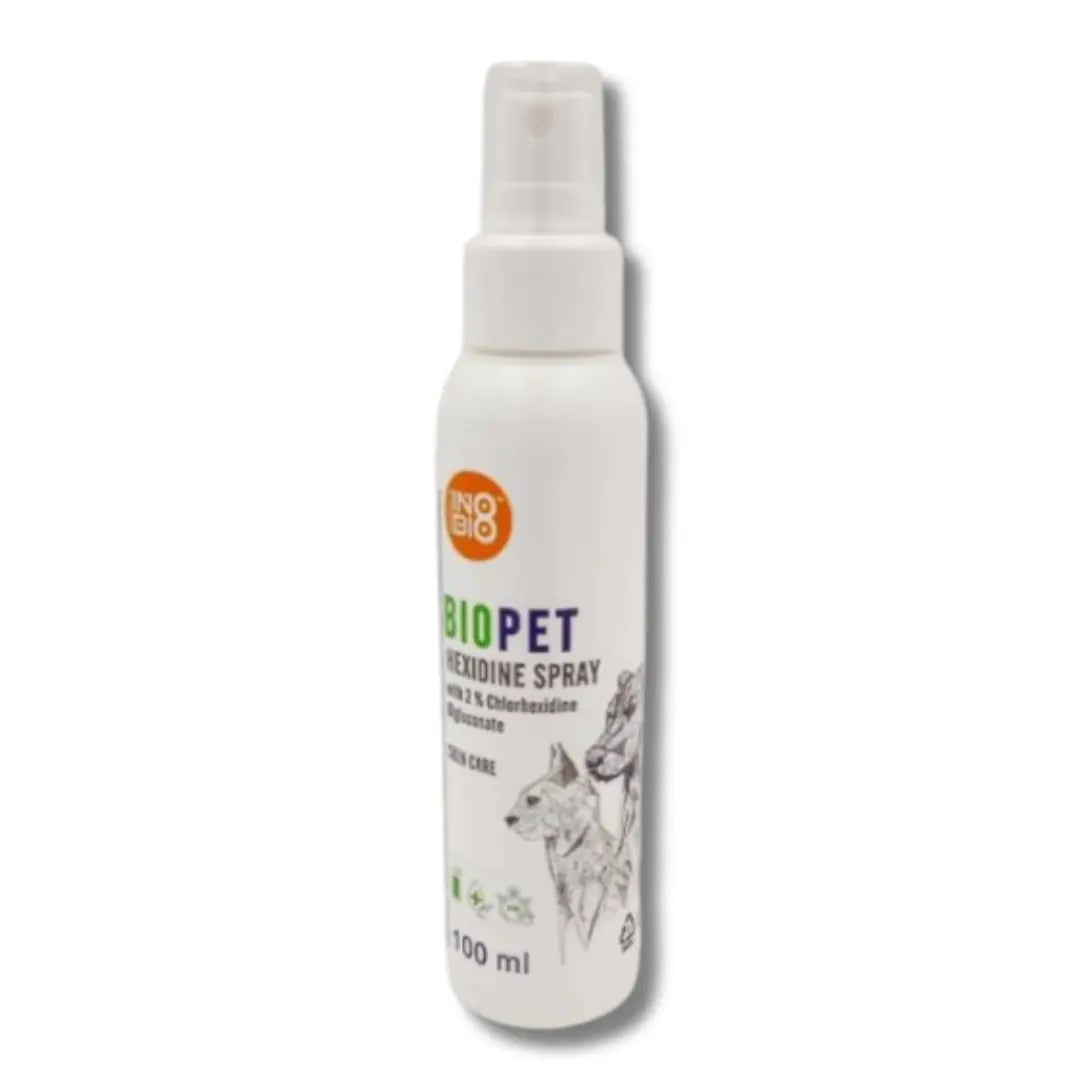 BIOPET HEXIDINE SPRAY ANTIFUNGAL, ANTISEPTIC, ANTIBACTERIAL 100ML Ruvera