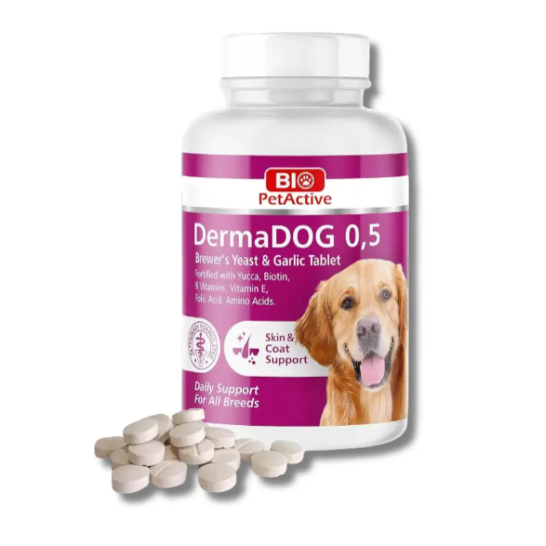 BIO PETACTIVE DERMADOG GARLIC & BREWER'S YEAST TABLET 0.5 150TABS Bio PetActive