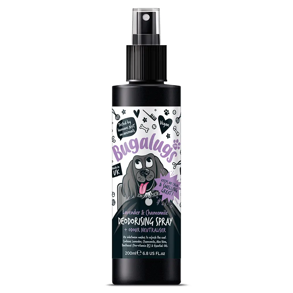 Bugalugs Lavender & Chamomile Deodorising Spray 200ml (6.8 Fl Oz) Petszapp