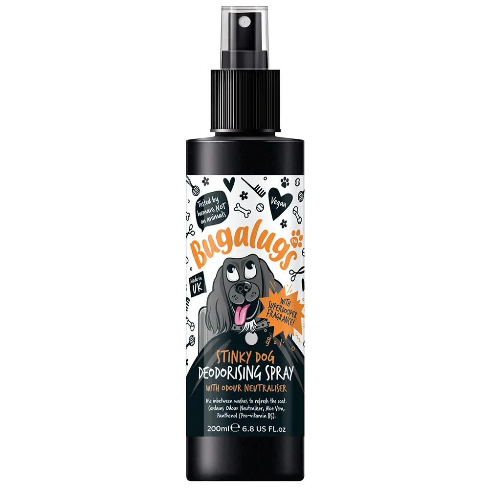 BUGALUGS STINKY DOG DEODORISING SPRAY 200ML BUGALUGS