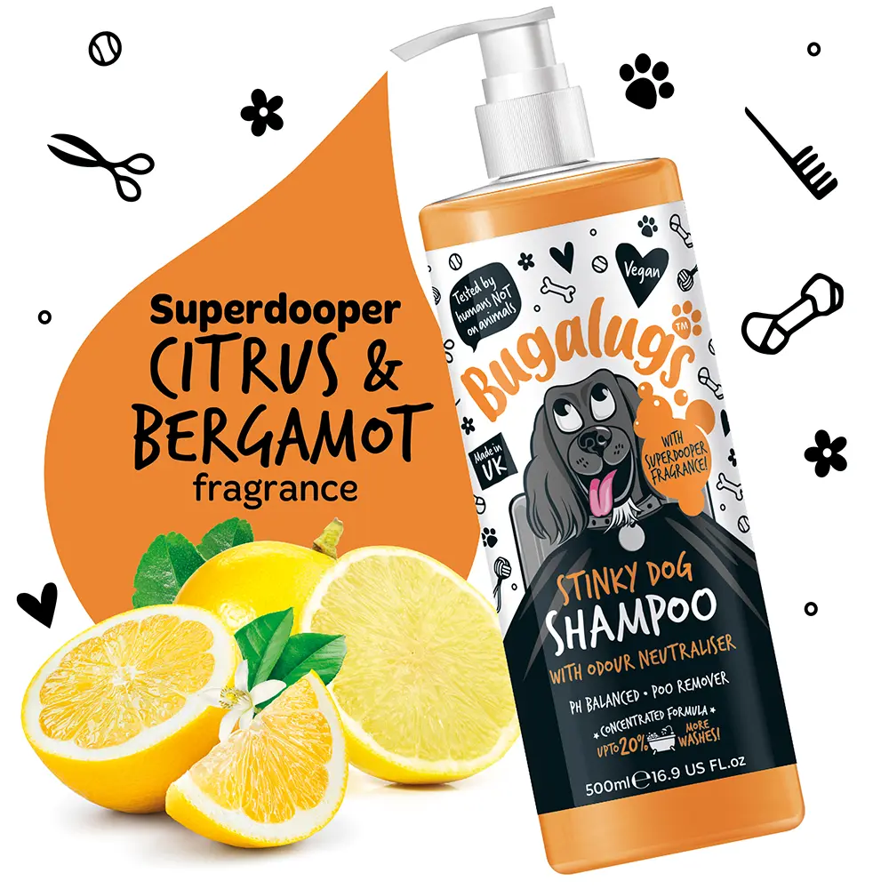 BUGALUGS STINKY DOG SHAMPOO 500ML BUGALUGS