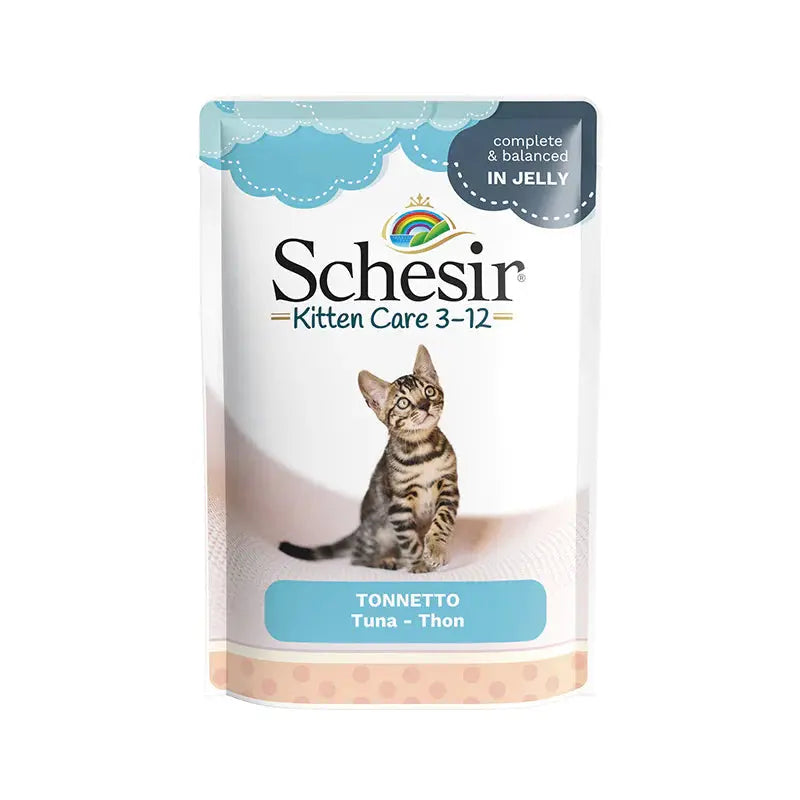 SCHESIR KITTEN CARE IN JELLY 3-12 WET FOOD Schesir