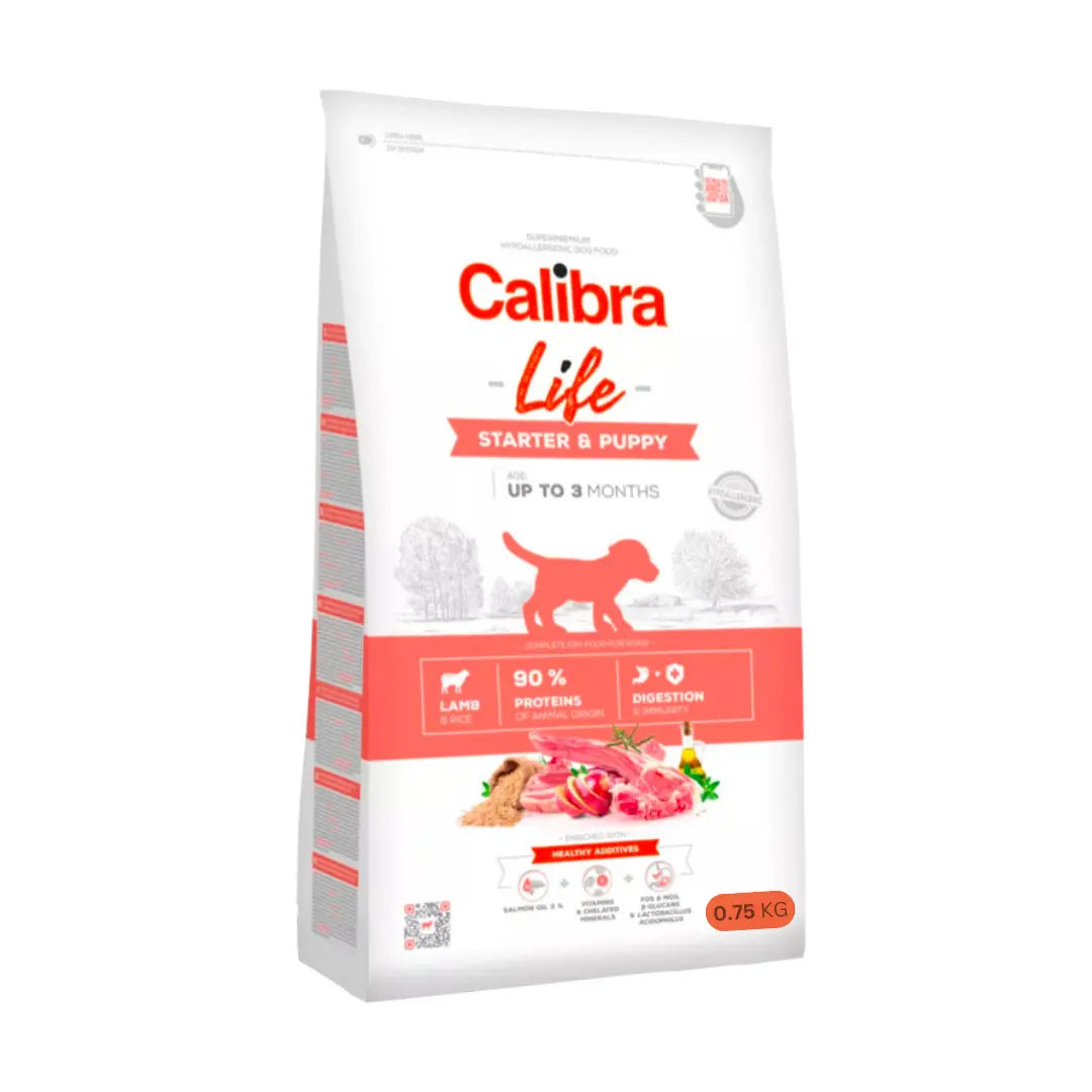 CALIBRA LIFE STARTER & PUPPY LAMB DRY DOG FOOD Calibra