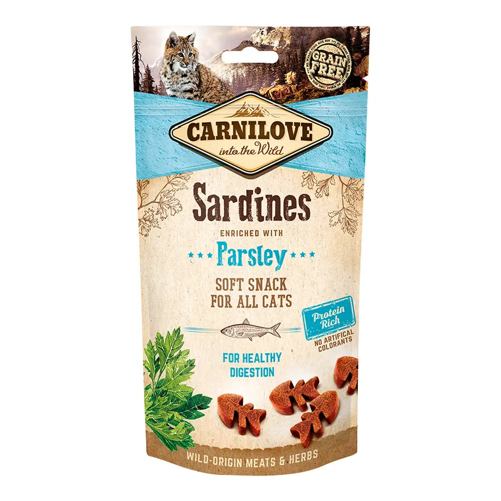 Carnilove Sardine enriched with Parsley Soft Snack for Cats 50g Petszapp