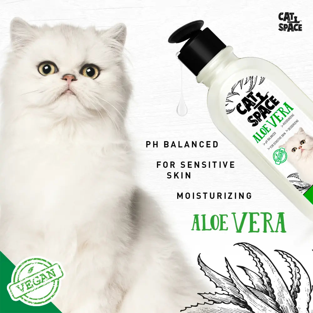 CAT SPACE ALOE VERA CAT SHAMPOO 300ML CAT SPACE
