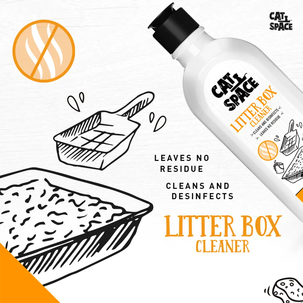 CAT SPACE LITTER BOX CLEANER SPRAY 500ML CAT SPACE