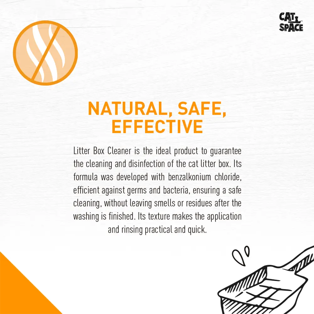 CAT SPACE LITTER BOX CLEANER SPRAY 500ML CAT SPACE