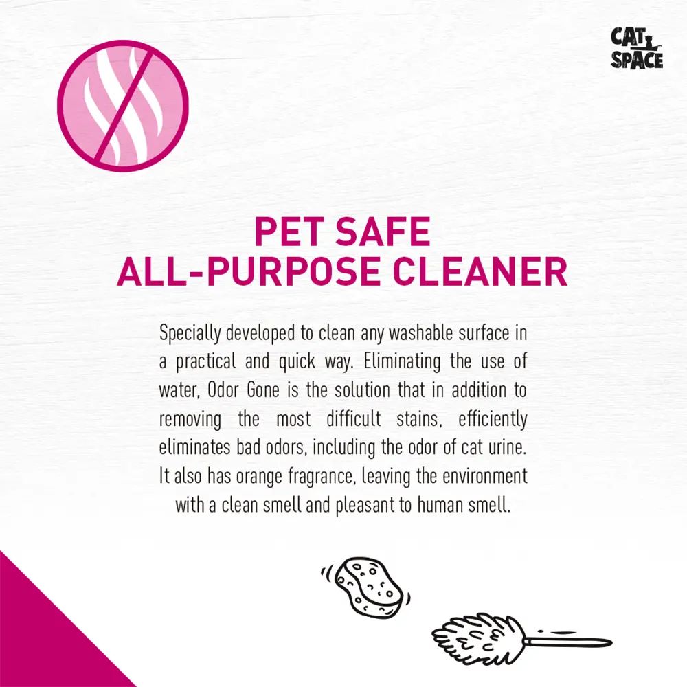 CAT SPACE ODOR GONE SPRAY 500ML CAT SPACE