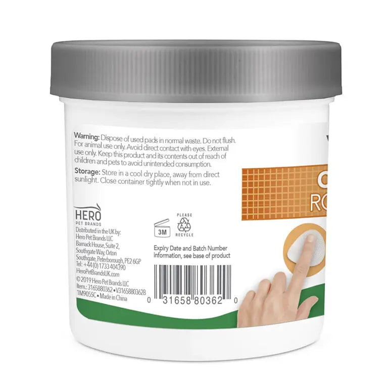 VET'S BEST CLEAN EYE ROUND PADS 100 PADS VET'S BEST