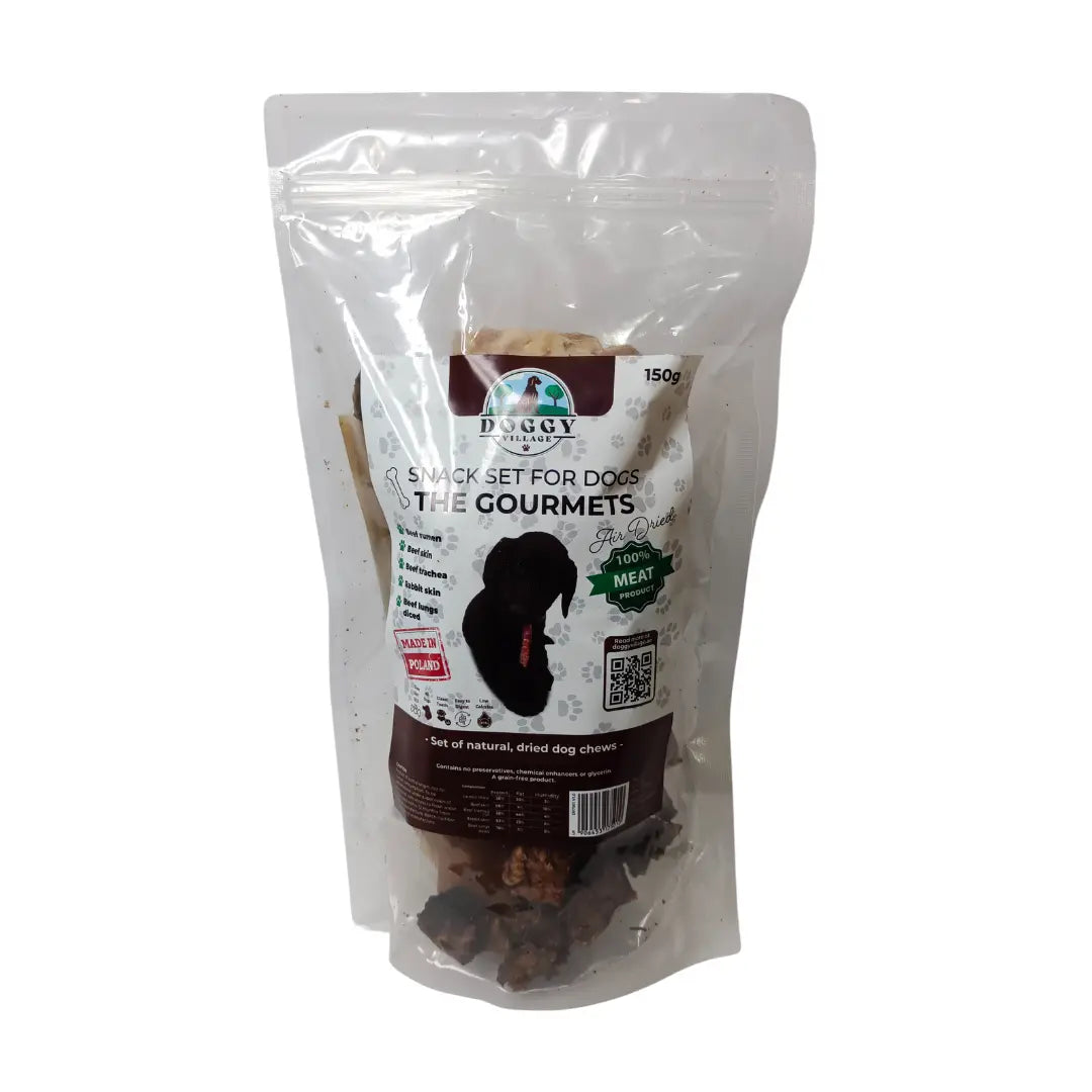 DOGGY VILLAGE DRIED SNACKS FOR A DOG - GOURMET SET 150 G Doggy Village