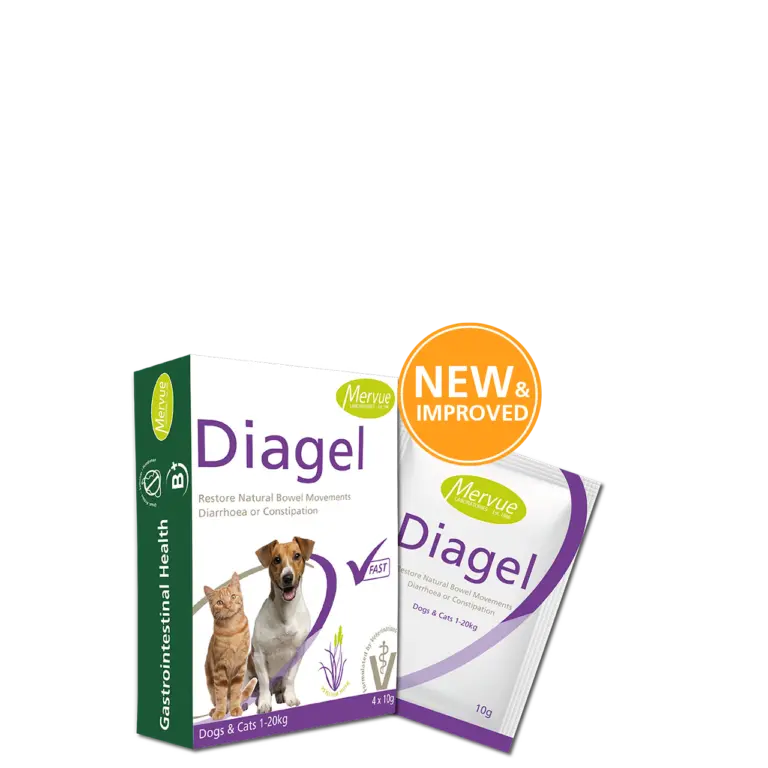 DIAGEL FOR DOGS AND CATS 4X10G Mervue Laboratories