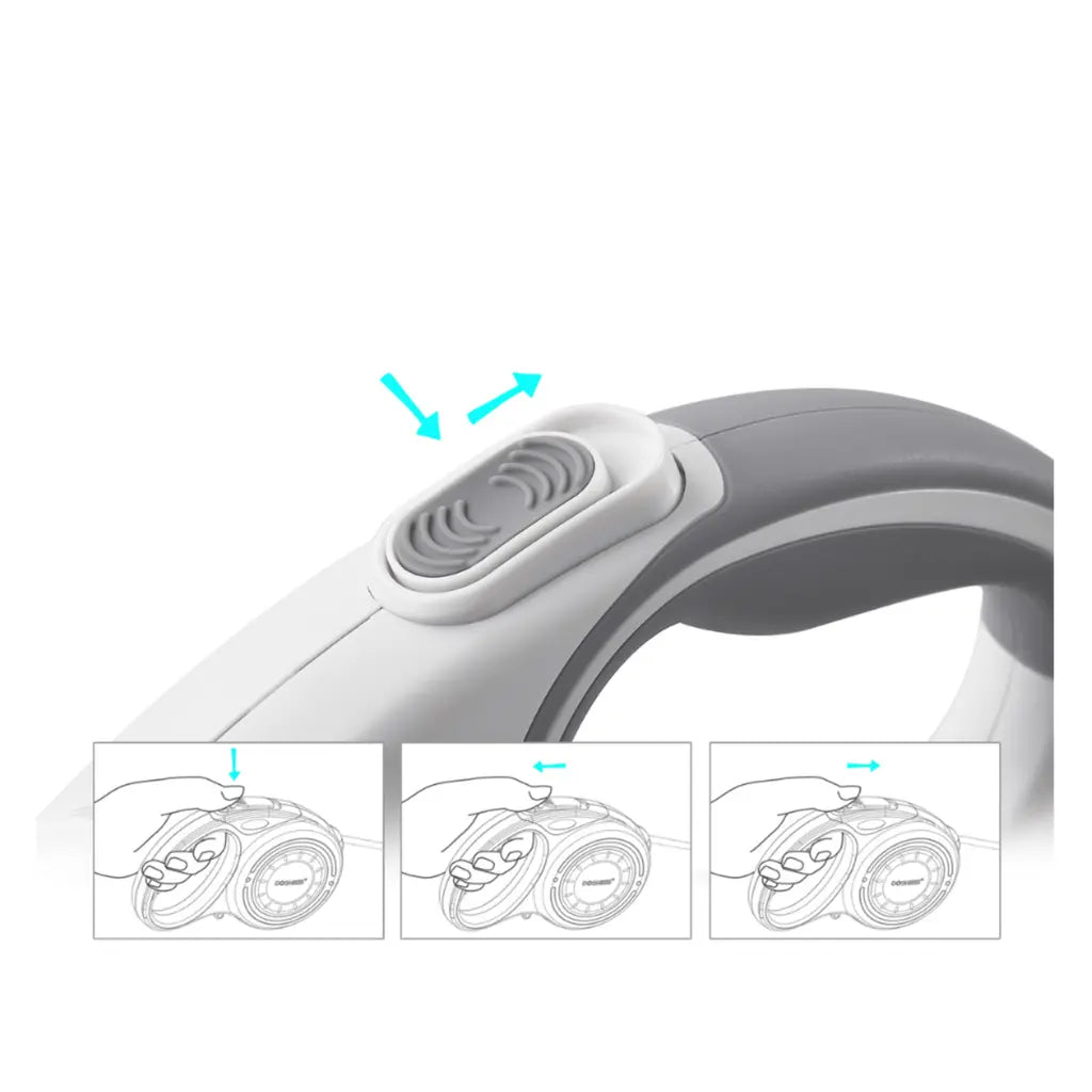 DOGNESS RECTRACTABLE LEASH-LIBERTY SERIES 5M Dogness