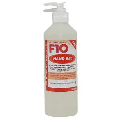 F10 HAND GEL WITH PUMP 500 ML F10