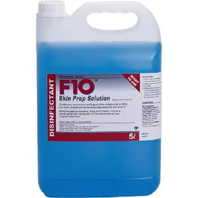F10 SKIN PREPARATION SOLUTION FOR PREVENTION POST SURGICAL INFECTIONS 5 L F10