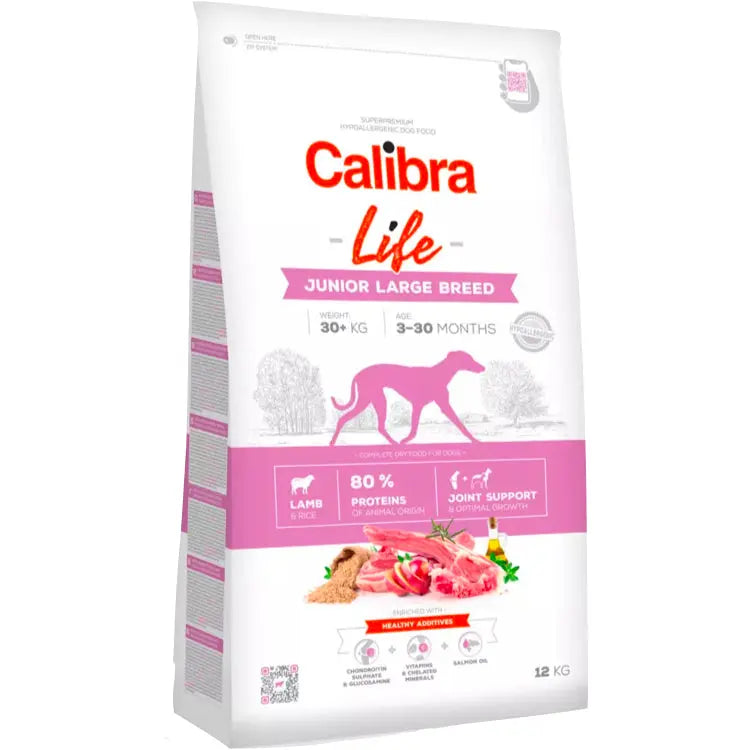 CALIBRA DOG LIFE JUNIOR LARGE BREED DRY DOG FOOD Calibra