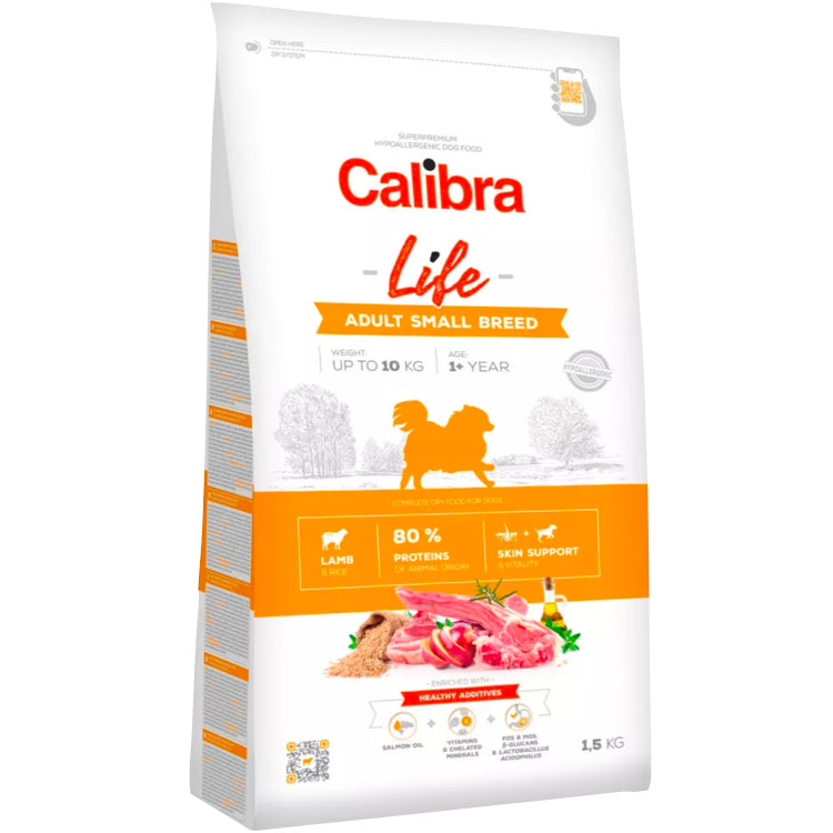 CALIBRA DOG LIFE ADULT SMALL BREED DRY DOG FOOD Calibra