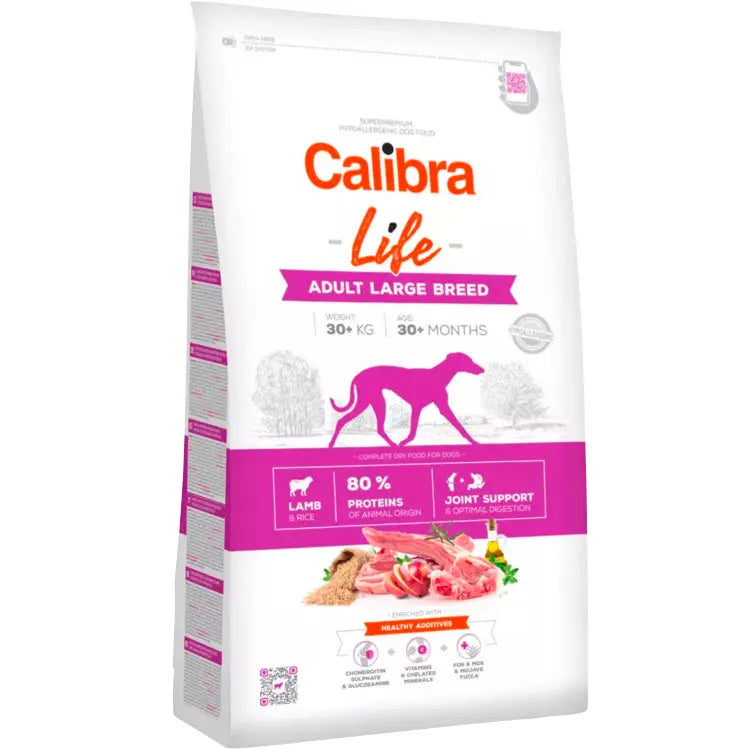 CALIBRA DOG LIFE ADULT LARGE BREED DRY DOG FOOD Calibra