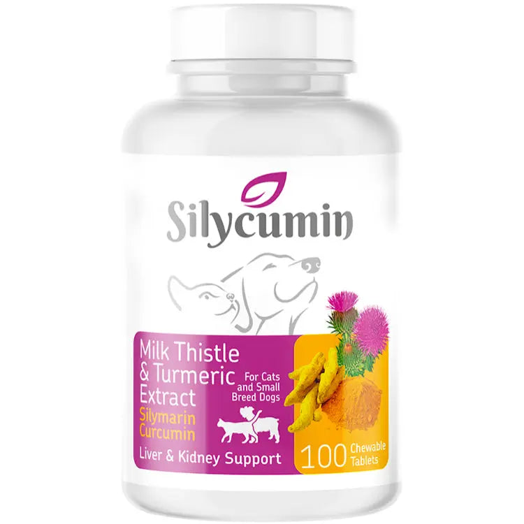 Bio PetActive Silycumin Milk Thistle and Turmeric Extract 100tabs Bio PetActive