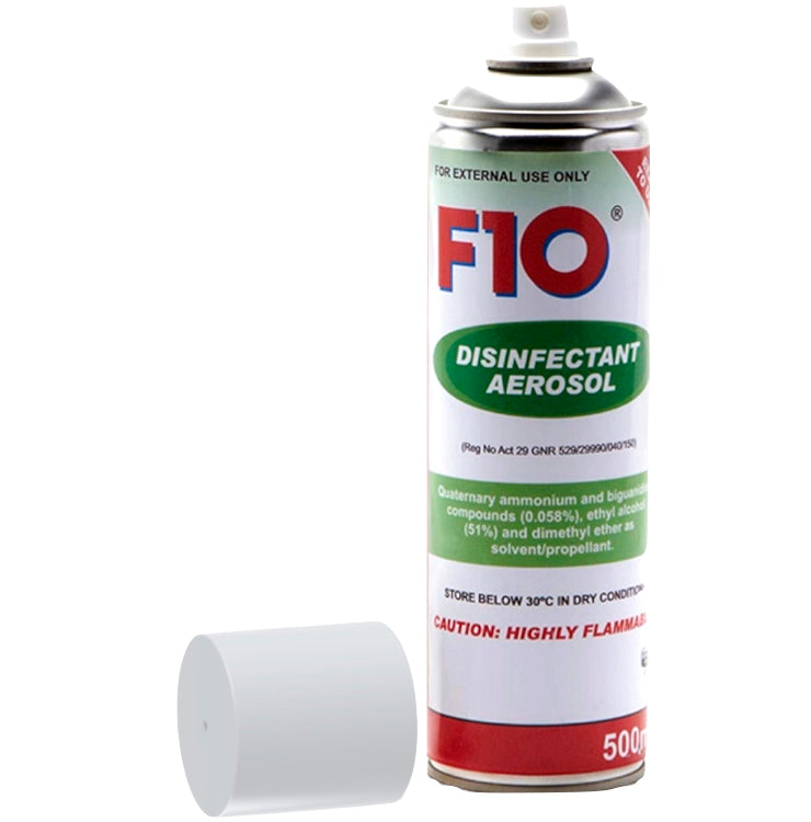 F10 DISINFECTANT AEROSOL SPRAY 500 ML F10