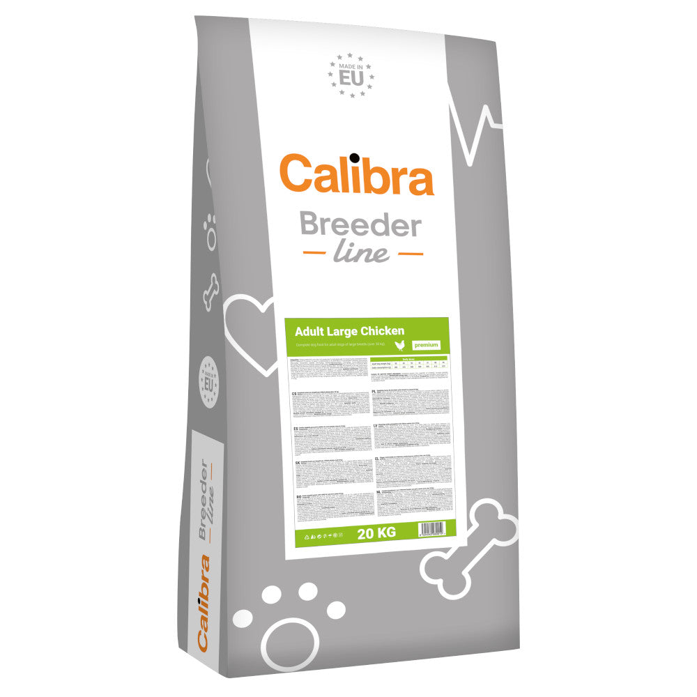 CALIBRA DOG BREEDER LINE P ADULT LARGE BREED - CHICKEN DRY FOOD 20 KG Calibra