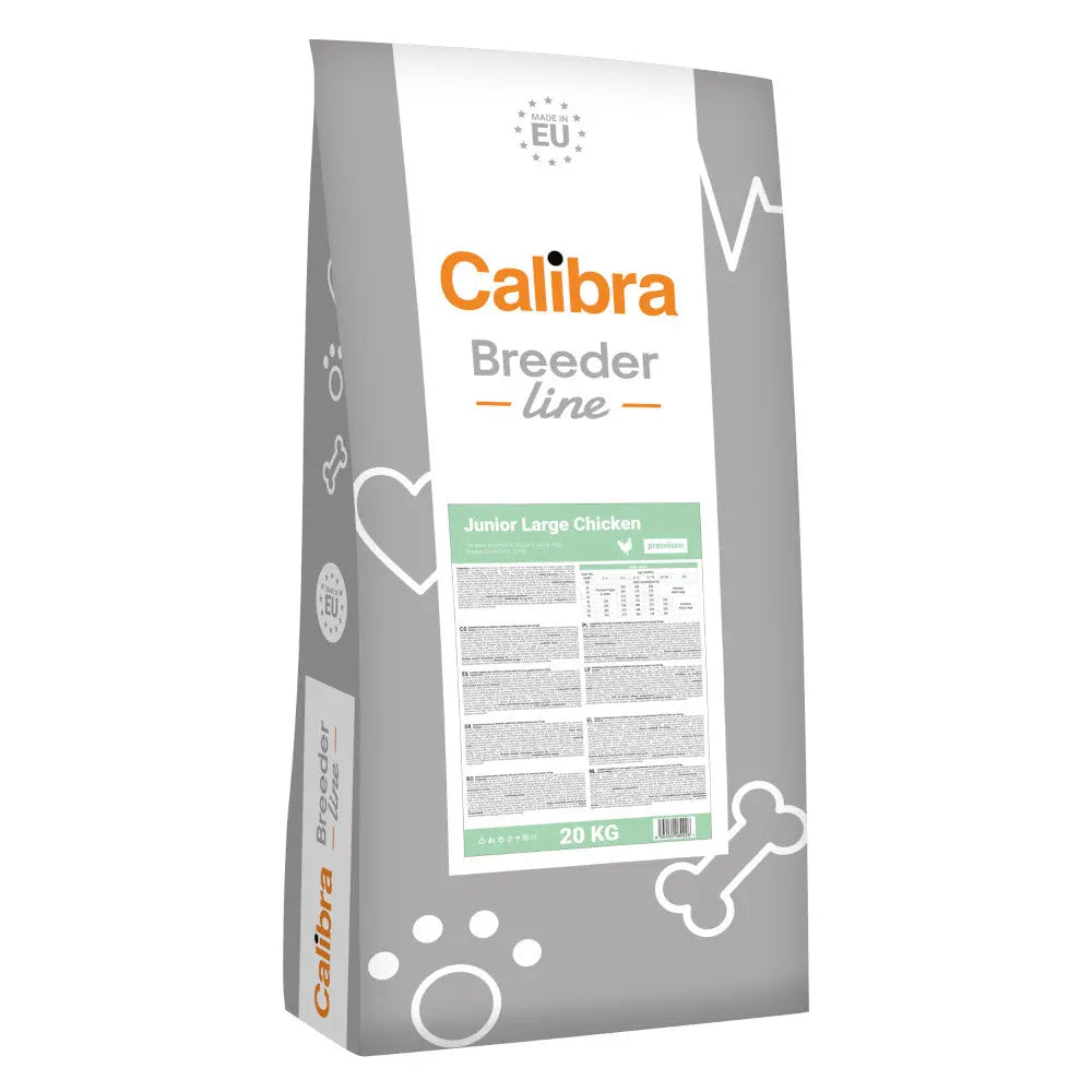 CALIBRA DOG BREEDER LINE P JUNIOR LARGE - CHICKEN DRY FOOD 20 KG Calibra