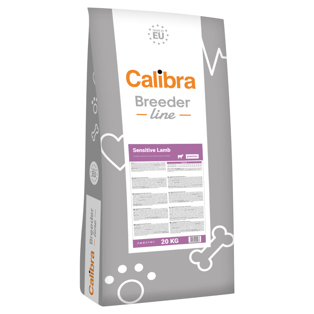 CALIBRA DOG BREEDER LINE P SENSITIVE - LAMB DRY FOOD 20 KG Calibra