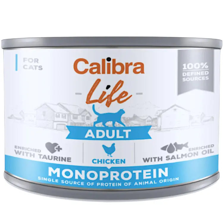 CALIBRA CAT LIFE CAN ADULT WET FOOD 200 GM Calibra