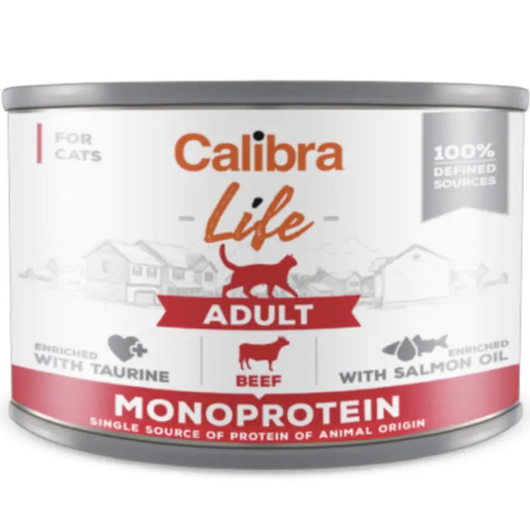 CALIBRA CAT LIFE CAN ADULT WET FOOD 200 GM Calibra